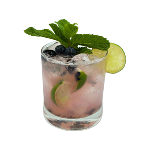 Blueberry Caipiroska